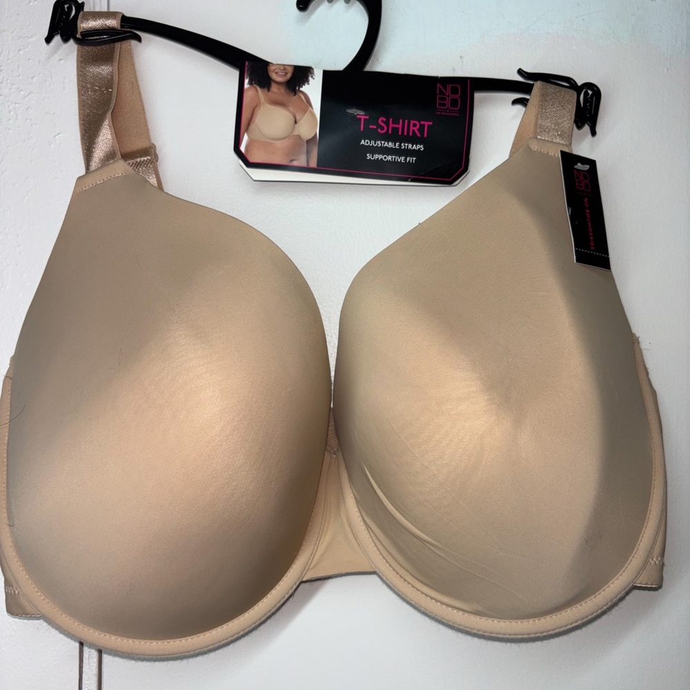 NOBO Women's T-Shirt Bra - Nude-NWT